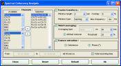 Screenshot of PRANA Spectral Coherency Analysis plug-in